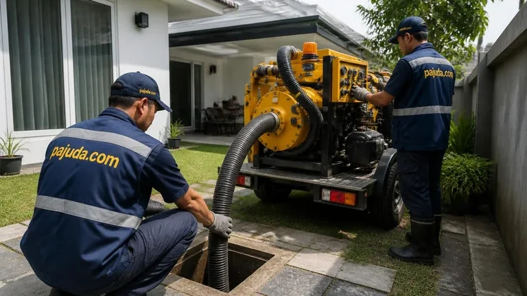 Penanganan saluran mampet dengan mesin sedot profesional di BSD Tangerang Penanganan saluran mampet dengan mesin sedot profesional di BSD Tangerang